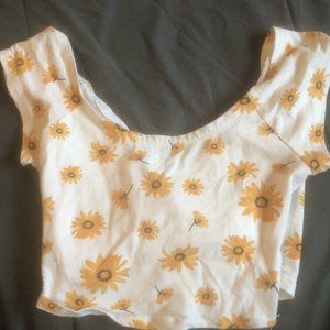 PacSun Sunflower Crop Top